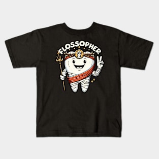 Flossopher Funny Molar Kids T-Shirt